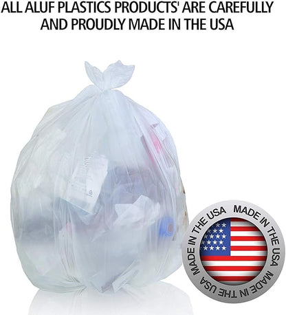 Aluf Plastics SCR-243308C 12-16 Gallon Trash Bags