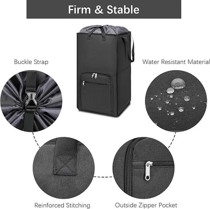 Bukere Extra Large Rolling Laundry Basket