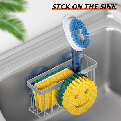 Sponge Holder Smiley Face, Sink Caddy, Kitchen Organizer