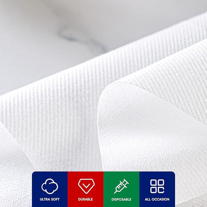 480 Count Disposable Hand Towels, Linen Feel Bathroom Hand Napkins, Soft And