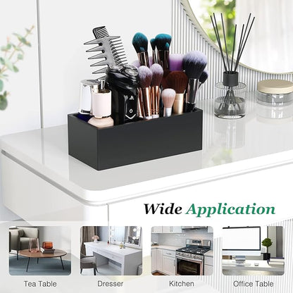 Luxspire Toothbrush Holder, 5 Slots Toothbrush Razor Holder Toothpaste Stand