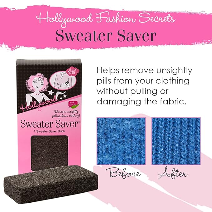 Hollywood Fashion Secrets Sweater Pill Remover Stone – Sweater Stone