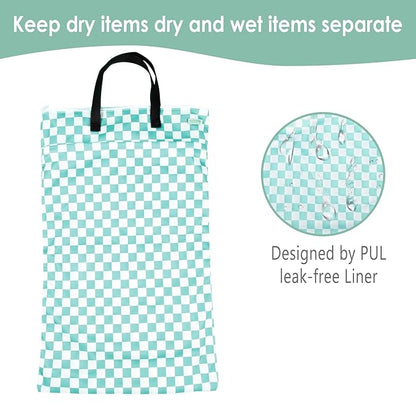 wegreeco Reusable Hanging Wet Dry Cloth Diaper Bag