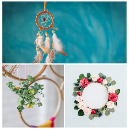 Sherbo 3 Inch Embroidery Hoop - Set of 3 Small Embroidery Hoop Made of Beech Wood, Perfect for Cross Stitch Hoop Designs & Wooden Rings Crafts