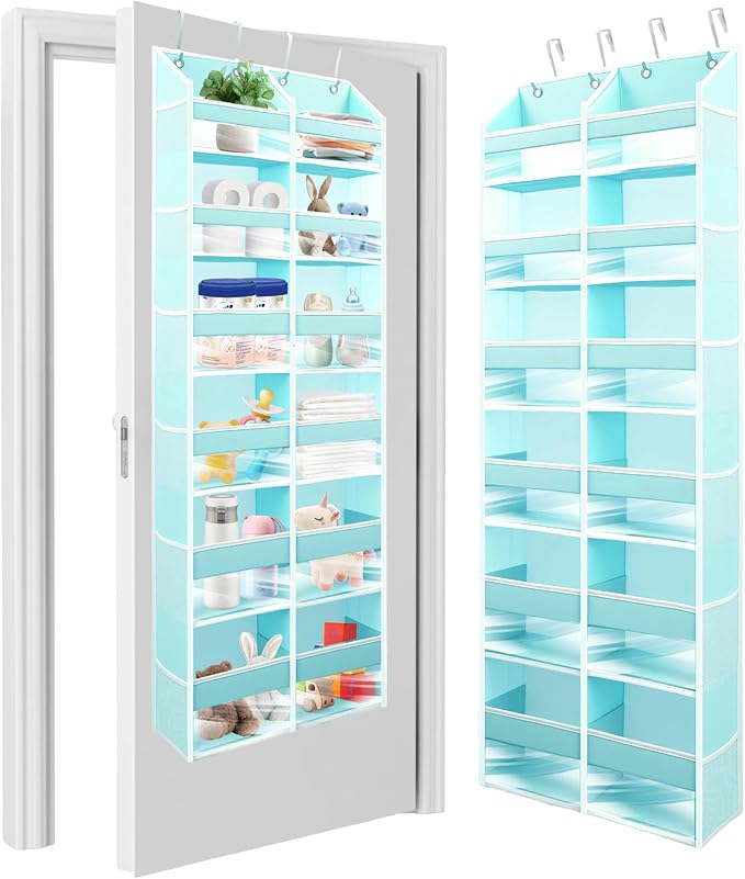 HOMELUX THEORY UPGRADED 6 Tiers Over The Door Organizer Hanging