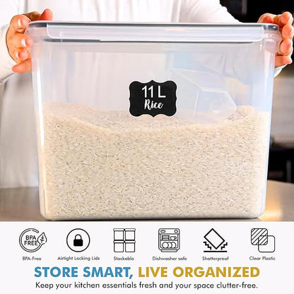 Shazo 2 PC Flour Sugar Storage Containers