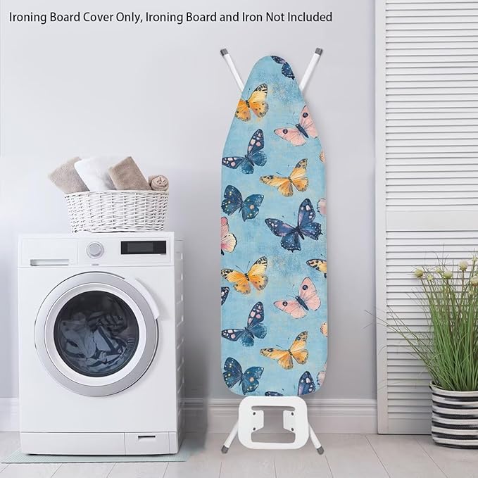 Butterfly Ironing Board Cover Iron Pad Replacement Cover Non-Slip Thick Padding