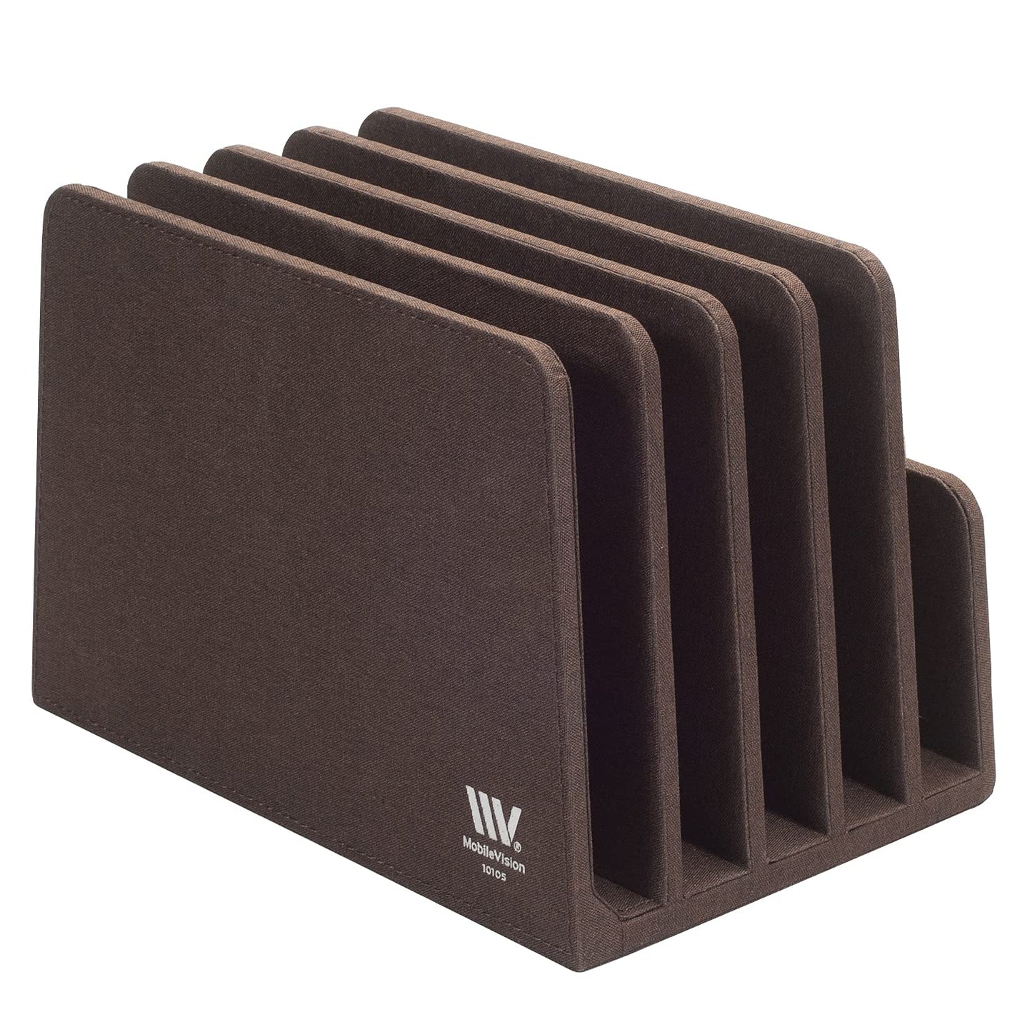 MobileVision Bamboo Device Organizer for Smartphones, Tablets and Laptops, 10 Slots