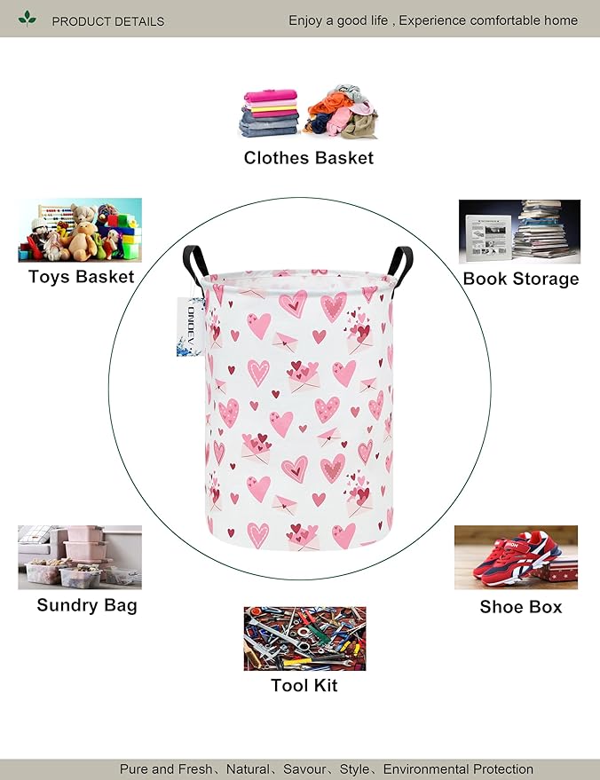 Round waterproof laundry basket, laundry Hampers