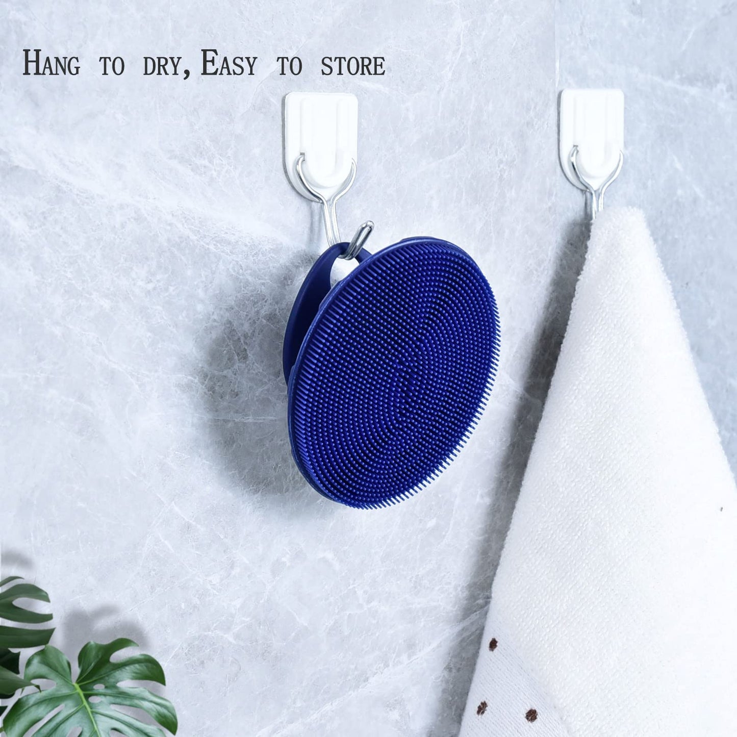 INNERNEED Super Soft Silicone Face Cleanser and Massager Brush Manual Facial Cleansing Scrubber Handheld Wash Pad for Sensitive, Delicate, Dry Skin (Pack of 4)