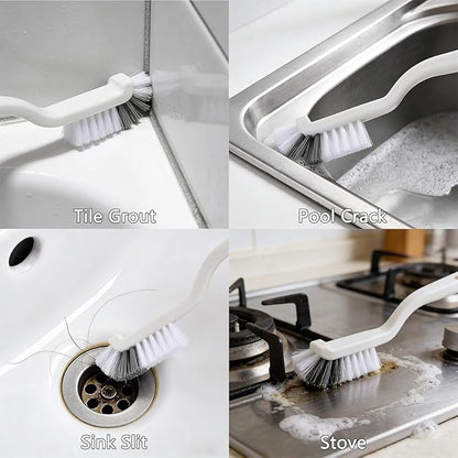 12Pcs Crevice Cleaning Brush Set, Hard Bristle Cleaning Supplies