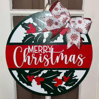Christmas Stencils for Painting on Wood 12” Large Christmas Doormat Stencils Reusable Holiday Stencil for Crafts Door Mats Canvas Window Decor