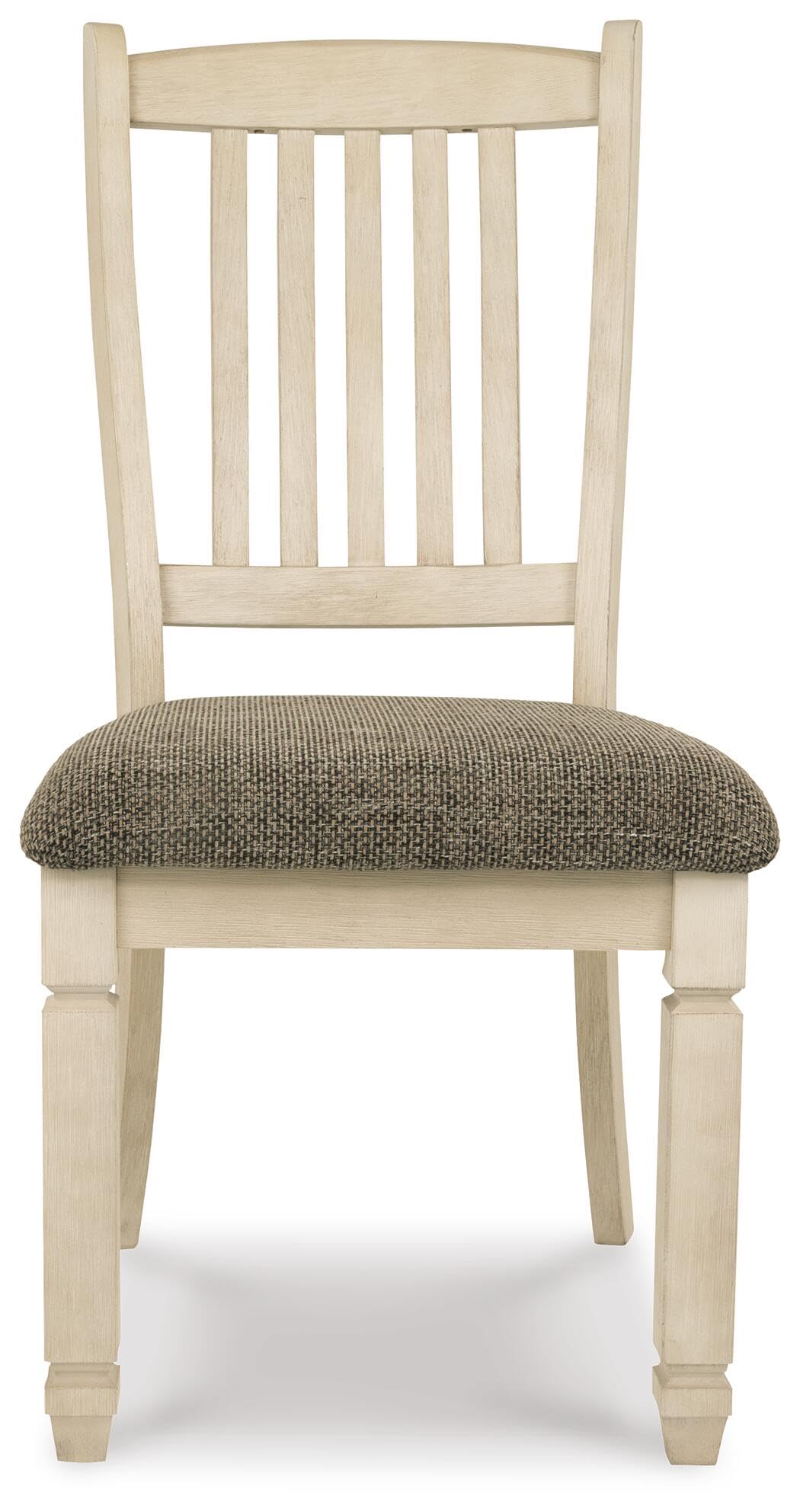 Signature Design by Ashley Bolanburg 20" Upholstered Dining Room Chair, Set of 2, Antique White