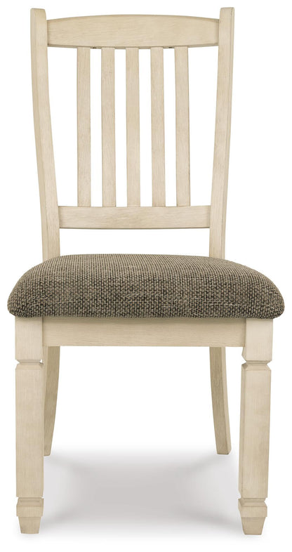Signature Design by Ashley Bolanburg 20" Upholstered Dining Room Chair, Set of 2, Antique White