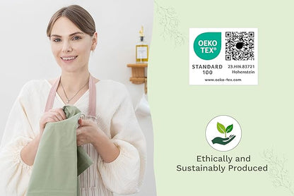 Sage Green Flour Sack Tea Towels