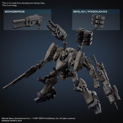 Bandai Hobby - Armored Core VI Fires of Rubicon - #01 RaD CC-200 Orbiter Nightfall 30 MM 1/144 Model Kit