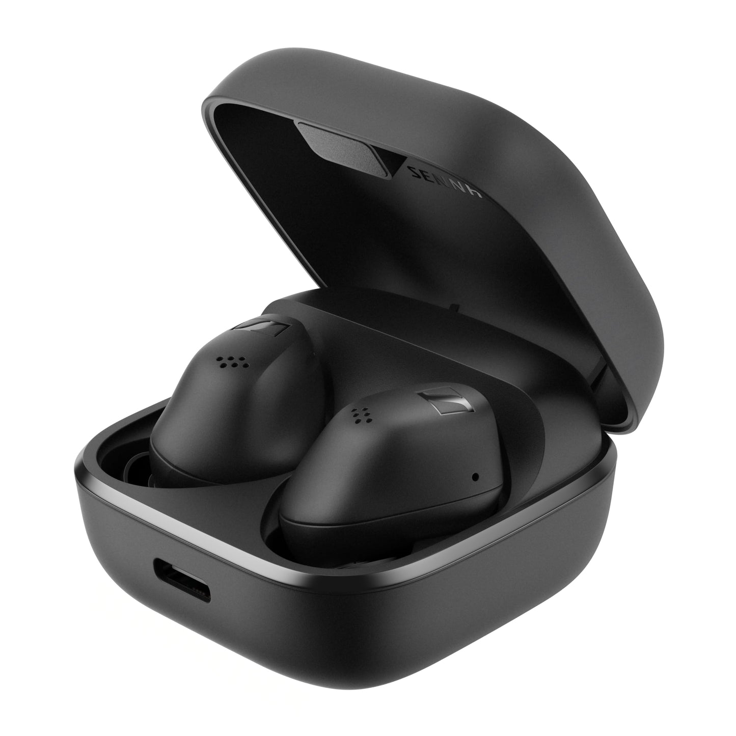 Sennheiser ACCENTUM True Wireless Earbuds - Crystal-Clear Sound with Hybrid ANC, Ergonomic Design, 28-Hour Battery Life, Touch Interface, Black