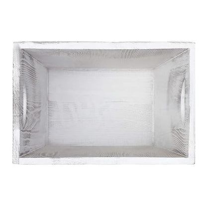 SEHERTIWY Grey Trash Can Wastebasket, 2 Gallon Small Waste Basket with 2 Handles, Rectangular Bathroom Garbage Can for Bathroom, Office, Living Room, Bedroom, Kitchen