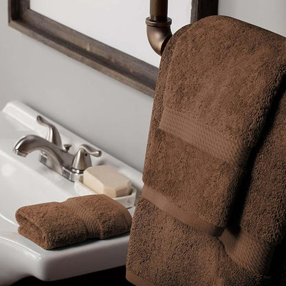 Superior Solid Egyptian Cotton Towel Set, Hand Towel 20” x 30”, Bath Towel 30”