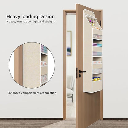 Univivi 5-Shelf Over Door Hanging Organizer Fabric Door Storage