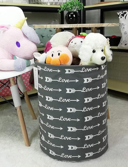 QUEENLALA Large Storage Basket, Laundry Hamper/Bathroom/Home Decor/Collapsible