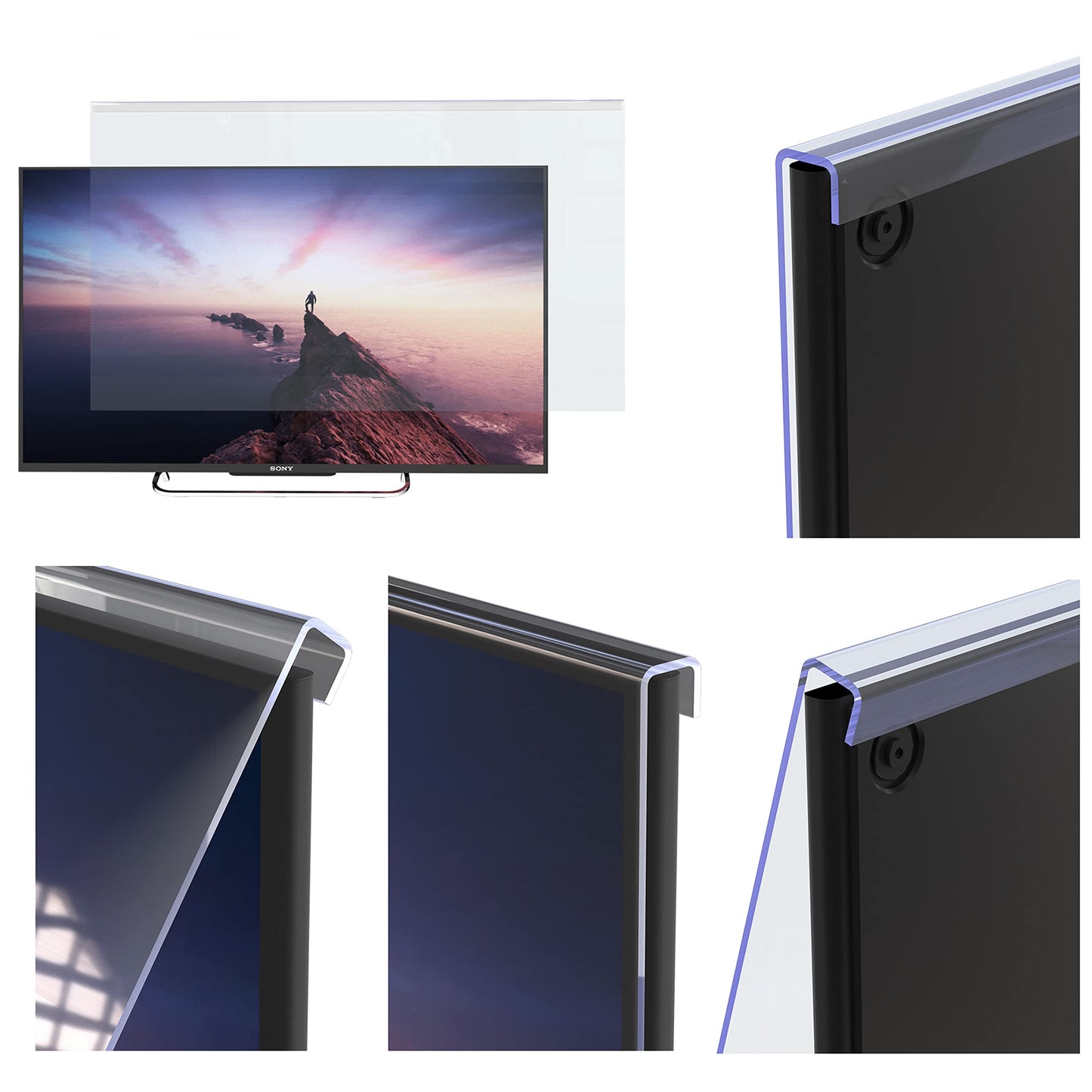 Anti Blue Light Screen filter for 21 and 22 Inches Widescreen Desktop Monitor, Blocks Excessive Harmful Blue Light, Reduce Eye Fatigue and Eye Strain