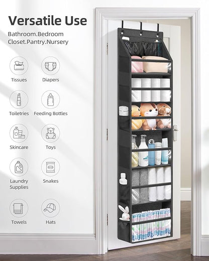 STORAGE MANIAC Over the Door Organizer Large Capacity Hanging Organizer