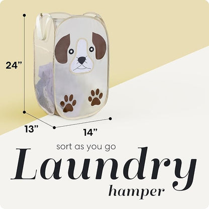 Handy Laundry Collapsible Mesh Pop-Up Hamper