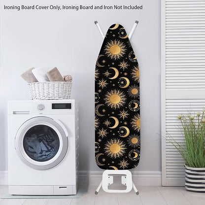 Moon Design Ironing Board Cover and Pad Stretch 15x54 Full Size Thick Heavy