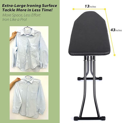 Ironing Board-Foldable Adjustable Height Iron Board