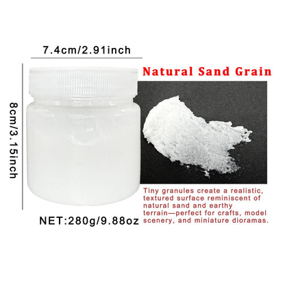 Sand Texture Paste, Realistic Ground Effect for Crafts Models Natural Sand Effect Paste, Create Earthy, Textured Surfaces for Art & Diorama