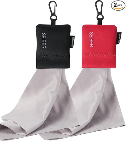 SEIBER Eyeglass Cleaning Microfiber Cloth, 7 x 7 inch Glasses Cloth