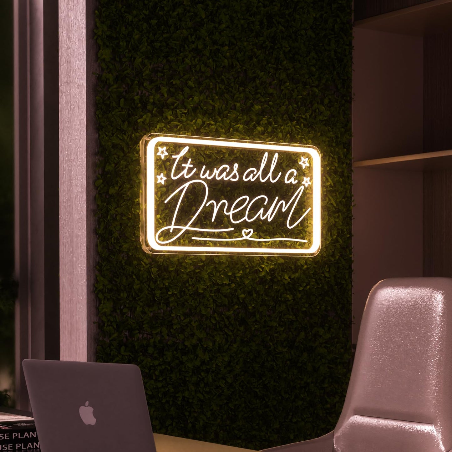 You're Like Really Pretty Neon Signs for Wall Decor, LED Neon Sign Aesthetic Room Decor for Teen Girls Neon Lights Signs for Bedroom, Salon, Wedding Party Pink Neon Name Sign
