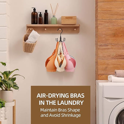 ZEDODIER Tank Top Hanger, 2 Pack Rotatable Bra Organzier