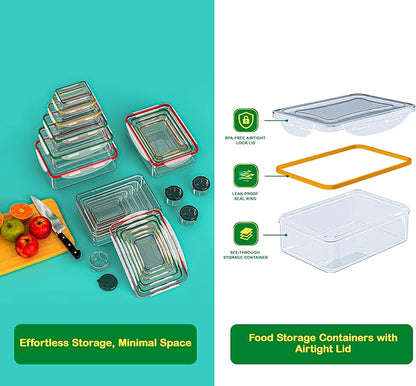 70 Pcs Large Food Storage Containers