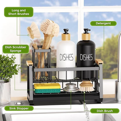 Sponge Holder for Kitchen Sink, Kitchen Sink Caddy