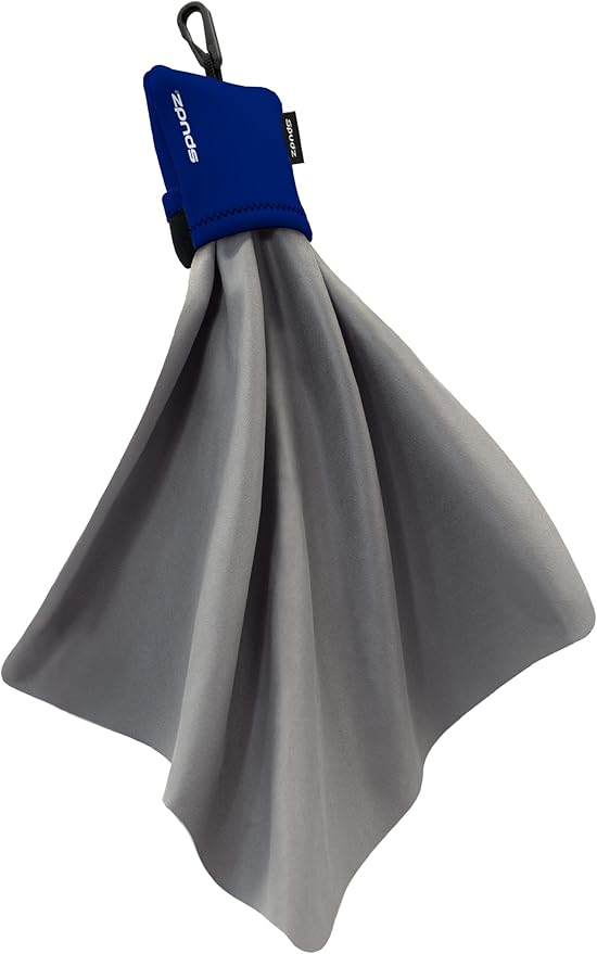 SPUDZ Ultra Microfiber Lens Cleaner – Closable Pouch, Washable –