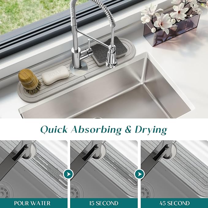Diatomite Sink Splash Guard
