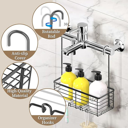 DELLAN Hanging Shower Rack, Shower Organizer Hanging