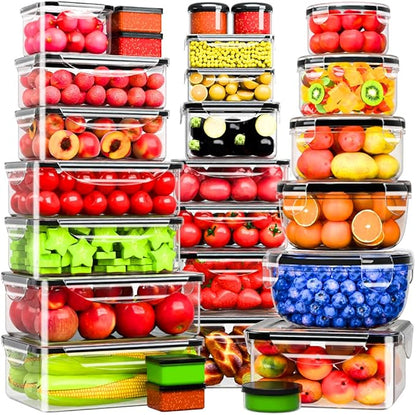 54 Pcs Food Storage Containers
