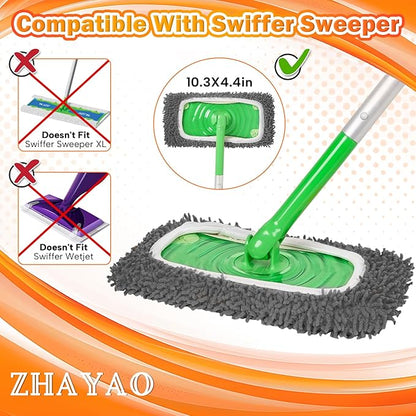 Reusable 100% Coral Fleece Mop Pads Compatible