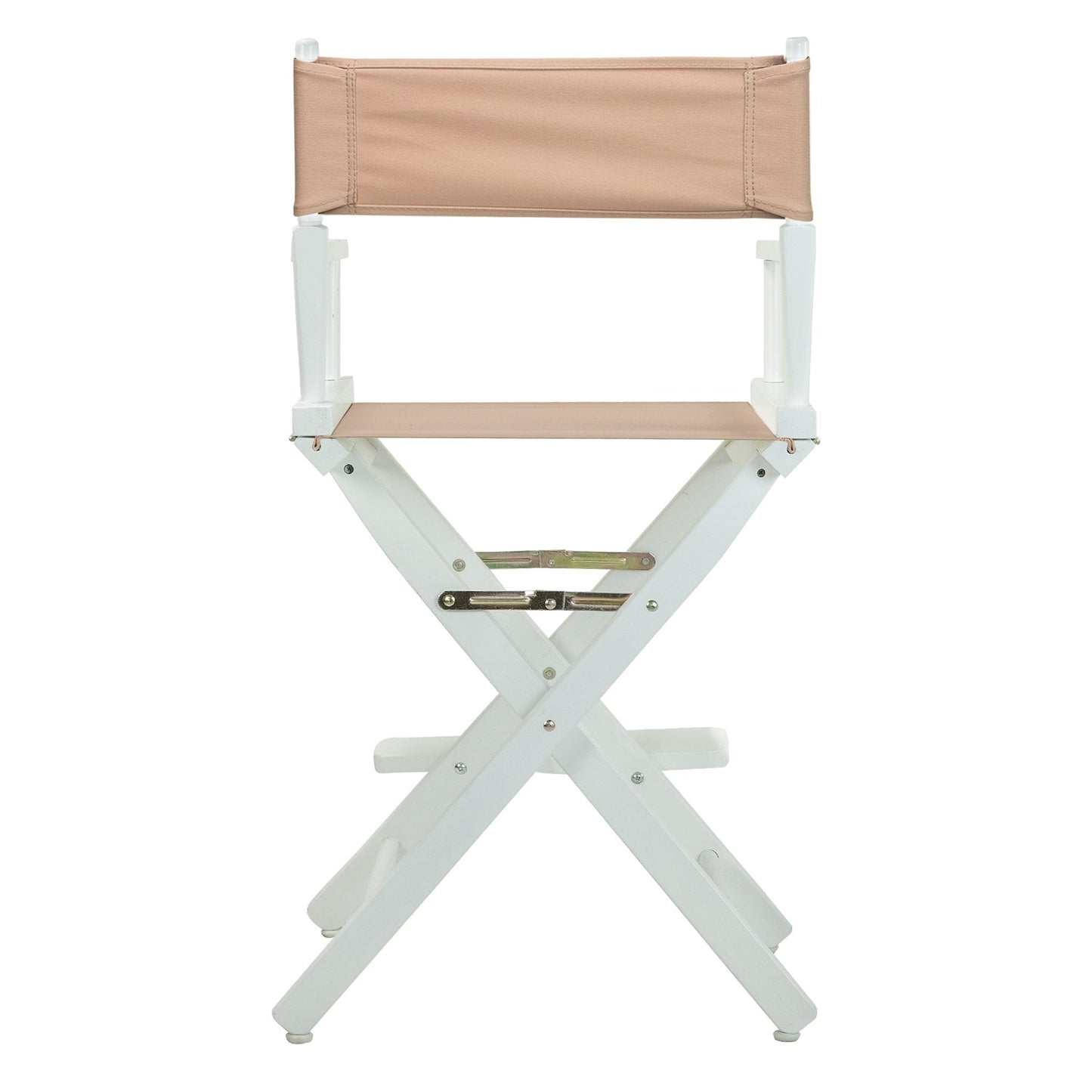 Casual Home 24" Director's Chair White Frame with Tan Canvas, Counter Height