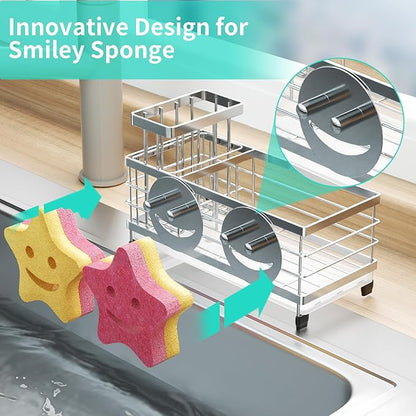 HapiRm Sink Caddy Sponge Holder
