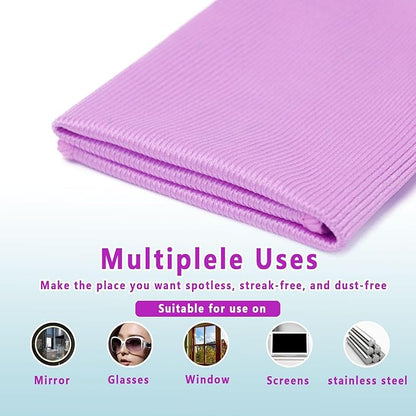 6 Pack Glass Cleaning Cloth Microfiber Cleaning Cloth
