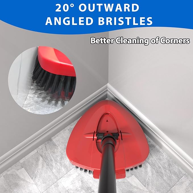 2 Pack Upgraded Spin Mop Replacement Scrub Brush Heads Compatible