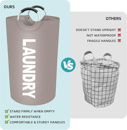 StorageRight 90L Large Laundry Basket, Laundry Hamper, Dirty Clothes Hamper