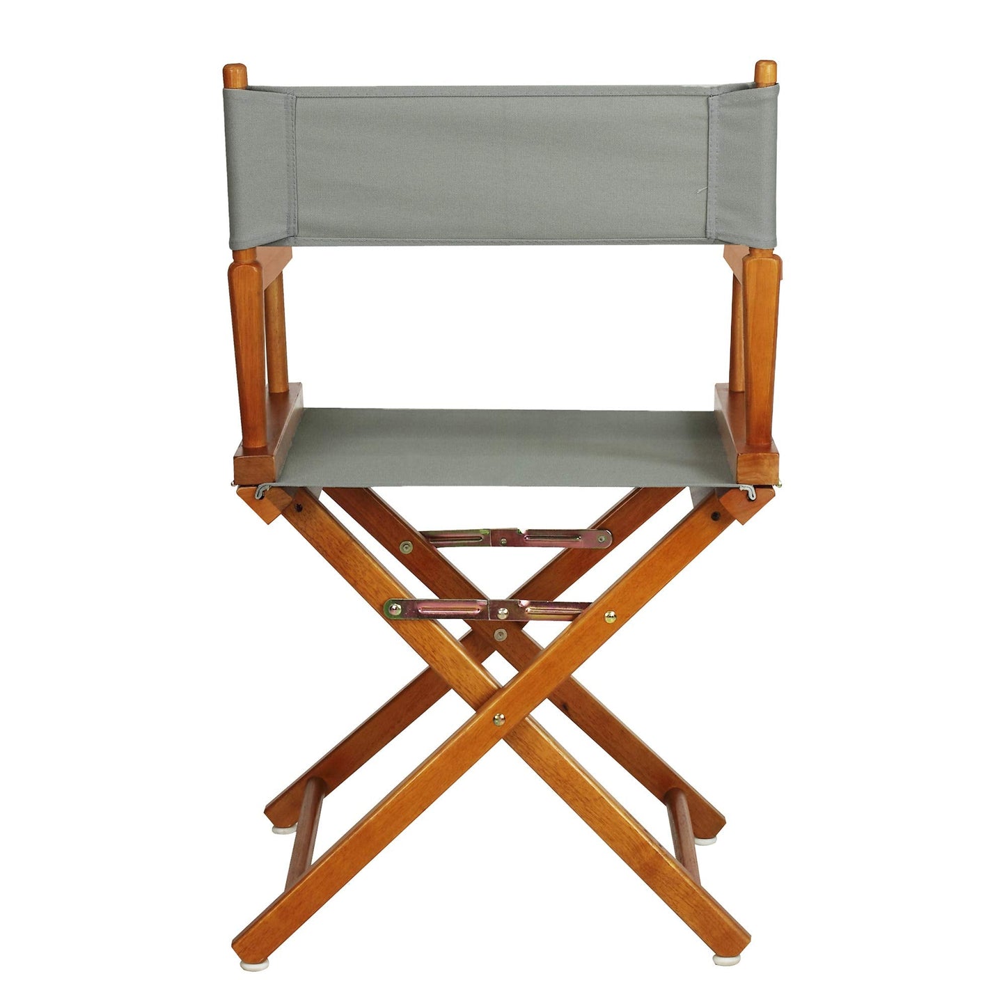 Casual Home 18" Director's Chair Honey Oak Frame with Grey Canvas