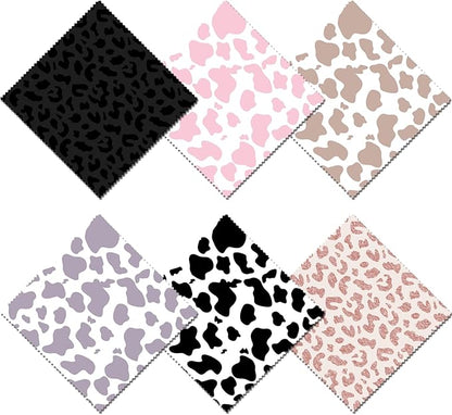 6 PCS Glasses Cleaning Cloth Eyeglass Cleaning Cloth Lens Eyeglasses Microfiber