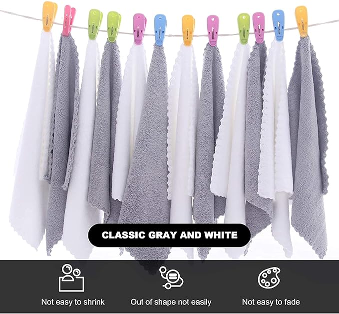 MOONQUEEN 30 Pack Microfiber Face Towel