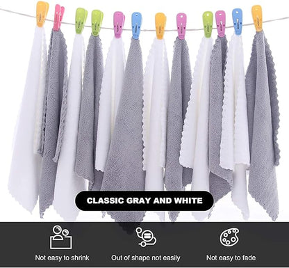 MOONQUEEN 30 Pack Microfiber Face Towel